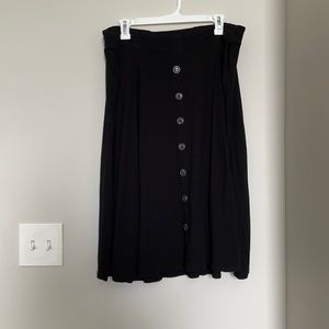 Torid Button Midi Skirt